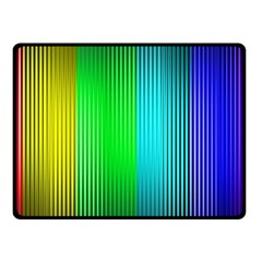 Lines Rainbow Colors Spectrum Color Fleece Blanket (small) by Pakrebo