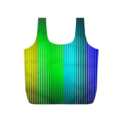 Lines Rainbow Colors Spectrum Color Full Print Recycle Bag (s) by Pakrebo