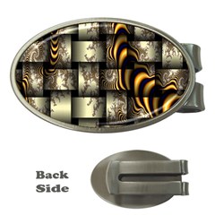 Graphics Abstraction The Illusion Money Clips (oval)  by Pakrebo