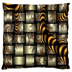 Graphics Abstraction The Illusion Large Flano Cushion Case (two Sides) by Pakrebo