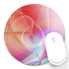 Background Nebulous Fog Rings Round Mousepads by Pakrebo