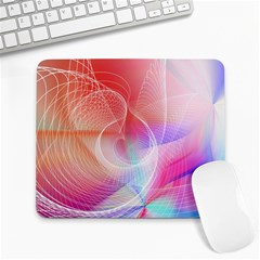 Background Nebulous Fog Rings Large Mousepads by Pakrebo