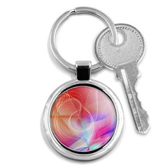 Background Nebulous Fog Rings Key Chains (round)  by Pakrebo