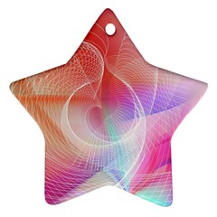 Background Nebulous Fog Rings Star Ornament (two Sides) by Pakrebo