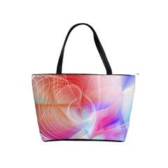 Background Nebulous Fog Rings Classic Shoulder Handbag by Pakrebo