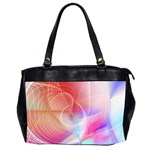 Background Nebulous Fog Rings Oversize Office Handbag (2 Sides) Front