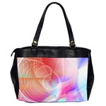 Background Nebulous Fog Rings Oversize Office Handbag (2 Sides) Back