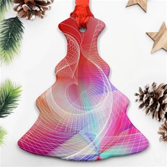 Background Nebulous Fog Rings Ornament (christmas Tree)  by Pakrebo