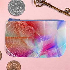 Background Nebulous Fog Rings Large Coin Purse by Pakrebo