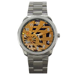 Graphics Assembly Transformation Sport Metal Watch by Pakrebo