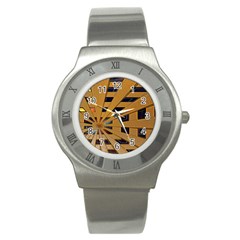 Graphics Assembly Transformation Stainless Steel Watch