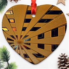 Graphics Assembly Transformation Heart Ornament (Two Sides)