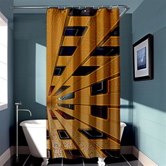 Graphics Assembly Transformation Shower Curtain 36  x 72  (Stall) 