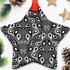 Paisley Pattern Paisley Pattern Star Ornament (two Sides) by Pakrebo