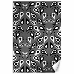 Paisley Pattern Paisley Pattern Canvas 24  X 36  by Pakrebo