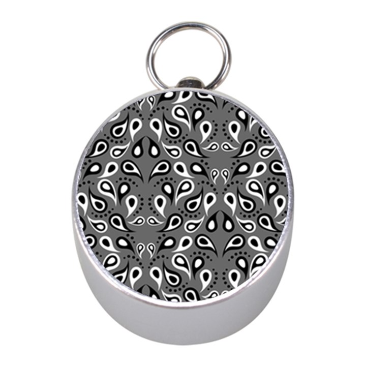 Paisley Pattern Paisley Pattern Mini Silver Compasses