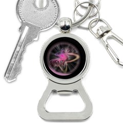 Stress Fractal Round Ball Light Bottle Opener Key Chains by Pakrebo