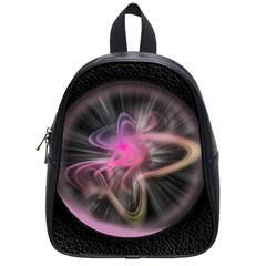 Stress Fractal Round Ball Light School Bag (small) by Pakrebo