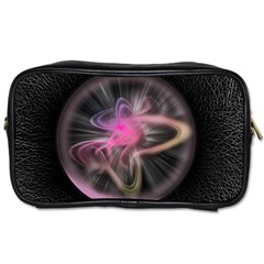 Stress Fractal Round Ball Light Toiletries Bag (one Side) by Pakrebo