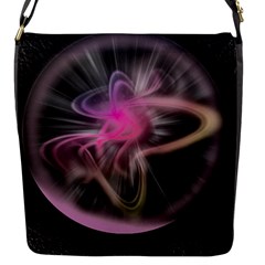 Stress Fractal Round Ball Light Flap Closure Messenger Bag (s) by Pakrebo