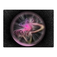 Stress Fractal Round Ball Light Double Sided Flano Blanket (mini)  by Pakrebo