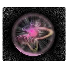 Stress Fractal Round Ball Light Double Sided Flano Blanket (small)  by Pakrebo