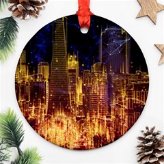 City View San Francisco Usa Ornament (round) by Pakrebo