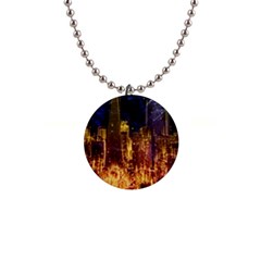 City View San Francisco Usa 1  Button Necklace by Pakrebo