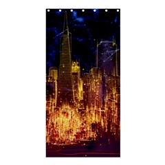 City View San Francisco Usa Shower Curtain 36  X 72  (stall)  by Pakrebo