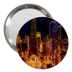 City View San Francisco Usa 3  Handbag Mirrors by Pakrebo