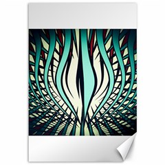 Retro Illusion Canvas Night Canvas 12  X 18  by Pakrebo