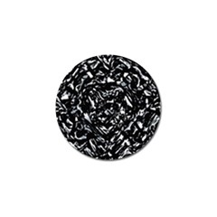 Dark Abstract Print Golf Ball Marker (4 Pack) by dflcprintsclothing