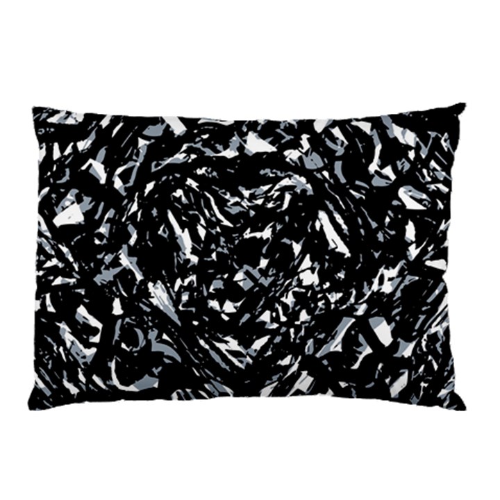 Dark Abstract Print Pillow Case