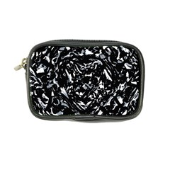 Dark Abstract Print Coin Purse by dflcprintsclothing