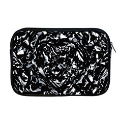 Dark Abstract Print Apple Macbook Pro 17  Zipper Case by dflcprintsclothing