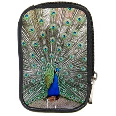 Peacock Bird Animal Feather Compact Camera Leather Case by Pakrebo