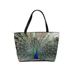 Peacock Bird Animal Feather Classic Shoulder Handbag Back