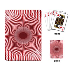 Fractals Abstract Pattern Flower Playing Cards Single Design by Pakrebo