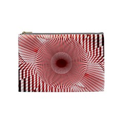 Fractals Abstract Pattern Flower Cosmetic Bag (medium)