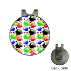 Pattern Background Wallpaper Design Hat Clips With Golf Markers by Pakrebo