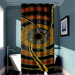 The Background Wallpaper Invoice Shower Curtain 36  X 72  (stall)  by Pakrebo