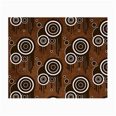 Abstract Background Brown Swirls Small Glasses Cloth by Pakrebo