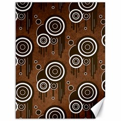 Abstract Background Brown Swirls Canvas 18  X 24  by Pakrebo