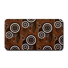 Abstract Background Brown Swirls Medium Bar Mats by Pakrebo