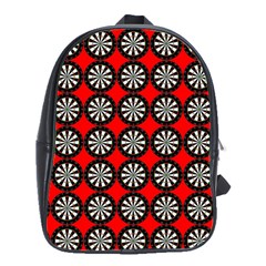 Darts Dart Board Board Target Game School Bag (large) by Pakrebo