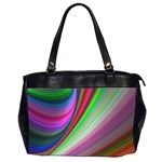 Illusion Background Blend Oversize Office Handbag (2 Sides) Front