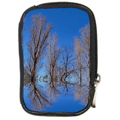 Background Mirror Reflection Compact Camera Leather Case