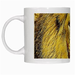 Lion Lioness Wildlife Hunter White Mugs by Pakrebo