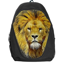 Lion Lioness Wildlife Hunter Backpack Bag by Pakrebo