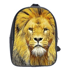 Lion Lioness Wildlife Hunter School Bag (xl) by Pakrebo